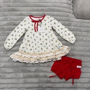 3T NWT Holly Berry Lounge Gown